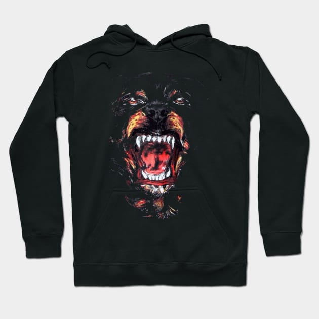 Rottweiler Hoodie by zackdesigns